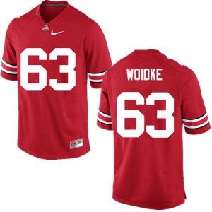 NCAA Ohio State Buckeyes Men's #63 Kevin Woidke Red Nike Football College Jersey TPV3845CS